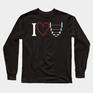 I LOVE U-NET, Deep Learning, AI, Neural Network, Heart, Unet Long Sleeve T-Shirt